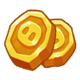 coin spinner coins gold symbol icon