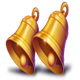 coin win 2 hold the spin bells symbol icon