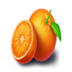 coin win 2 hold the spin oranges symbol icon