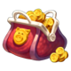 coins of oinks coin purse symbol icon