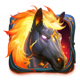 colt lightning inferno fire horse symbol icon