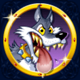 count spectacular wolf symbol icon