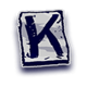 crazy ex girlfriend k symbol icon