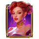 crime town redhead portrait symbol icon