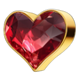 crime town ruby heart symbol icon