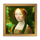 da vinci 77 woman portrait symbol icon