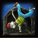 dancin zombies break dancing zombie symbol icon