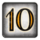 danger high voltage 10 symbol icon