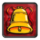 danger high voltage bell symbol icon