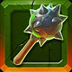 dark forge mace symbol icon