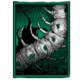 dark spiral insect symbol icon