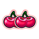 dash o cash cherry symbol icon