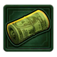 deadly gangster style money roll symbol icon