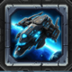 deep space conquest ship symbol icon
