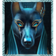 desert spins megaways anubis god symbol icon