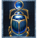 desert spins megaways blue scarab symbol icon