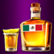 dia de los muertos liquor symbol icon