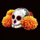 dia de los muertos skull symbol icon