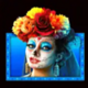dia de los muertos woman symbol icon