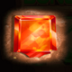 diamond blast zone orange gem symbol icon