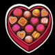 diamond explosion sweet love chocolate symbol icon