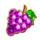 diamond spree explosion grapes symbol icon