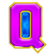 diamond supercharge q symbol icon