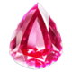 diamond supercharge red gem symbol icon