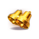 dice and drop bells symbol icon