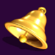 dice and roll bell symbol icon