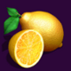 dice and roll lemon symbol icon