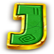 dinero n oro j symbol icon