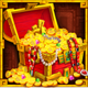 dinero n oro treasure symbol icon