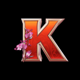 divine stars k symbol icon