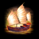divine stars ship symbol icon