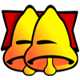 double triple chance bells symbol icon