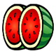 double triple chance watermelon symbol icon