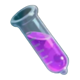 dr mad purple test tube symbol icon