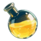 dr mad yellow flask symbol icon