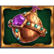 dragon duo jeweled orb symbol icon