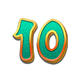 dragon koi 10 symbol icon