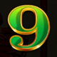 dragon lines super 9 symbol icon
