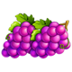 dream diamonds hold n link purple grapes symbol icon