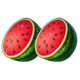 electric coins ultimate running wins watermelon halves symbol icon