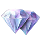 electro coin link diamonds symbol icon
