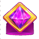 electro coin link pink gem symbol icon