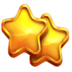 electro coin link stars symbol icon