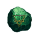 elemental fusion earth gem symbol icon