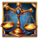 elemental fusion gold scales symbol icon