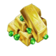 emerald frenzy gold symbol icon